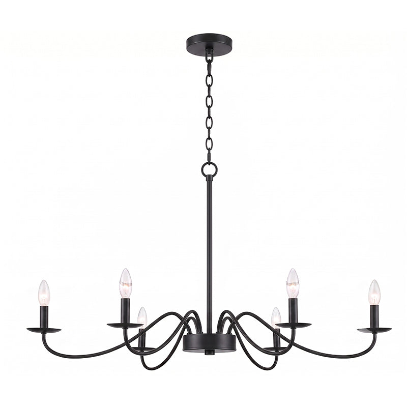 Cirerira candelabru cu ramuri din țesătură
