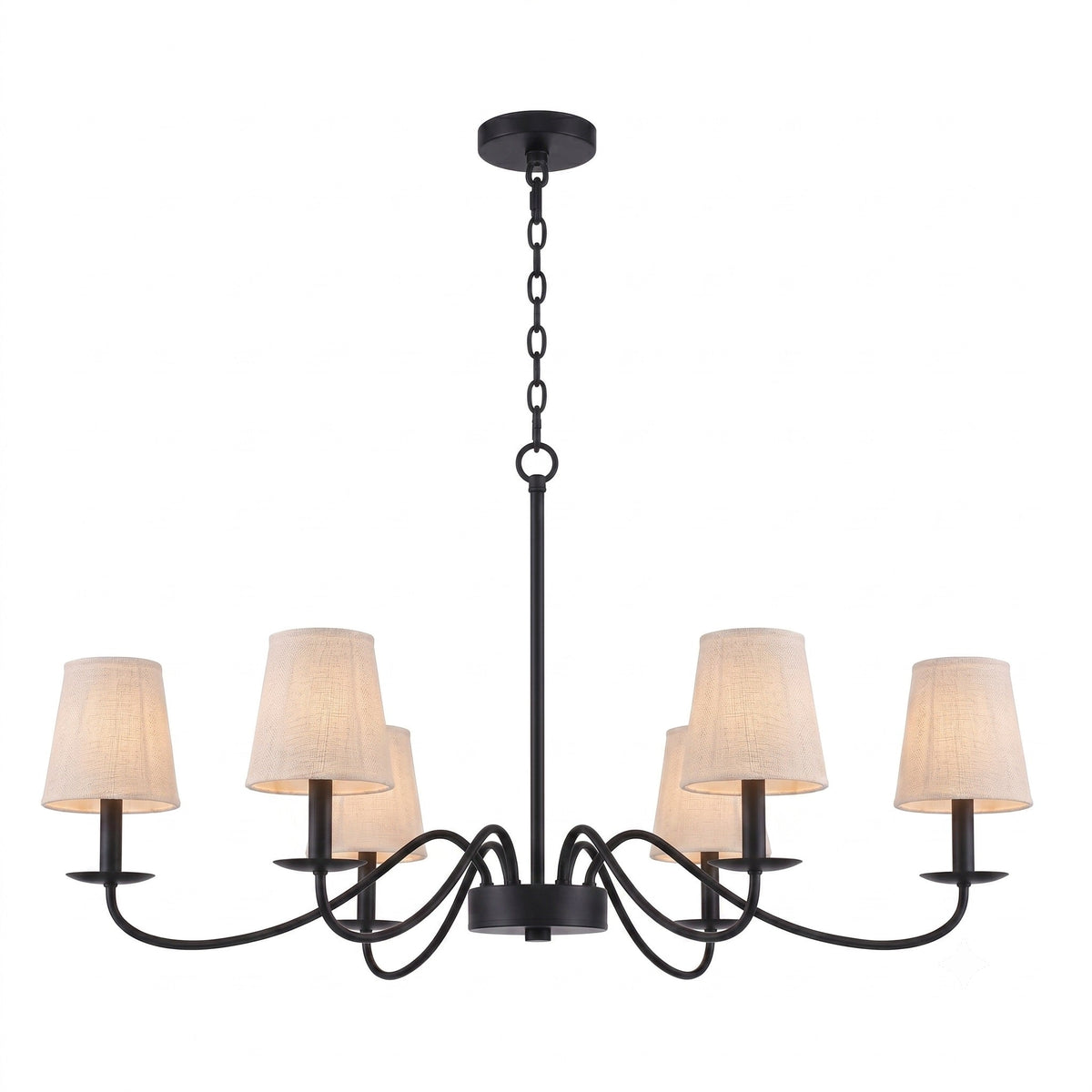 Cirerira candelabru cu ramuri din țesătură