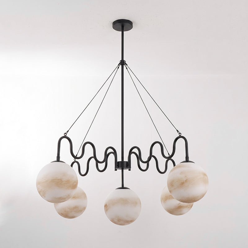 Eirinissa candelabru echilibrat din sticlă