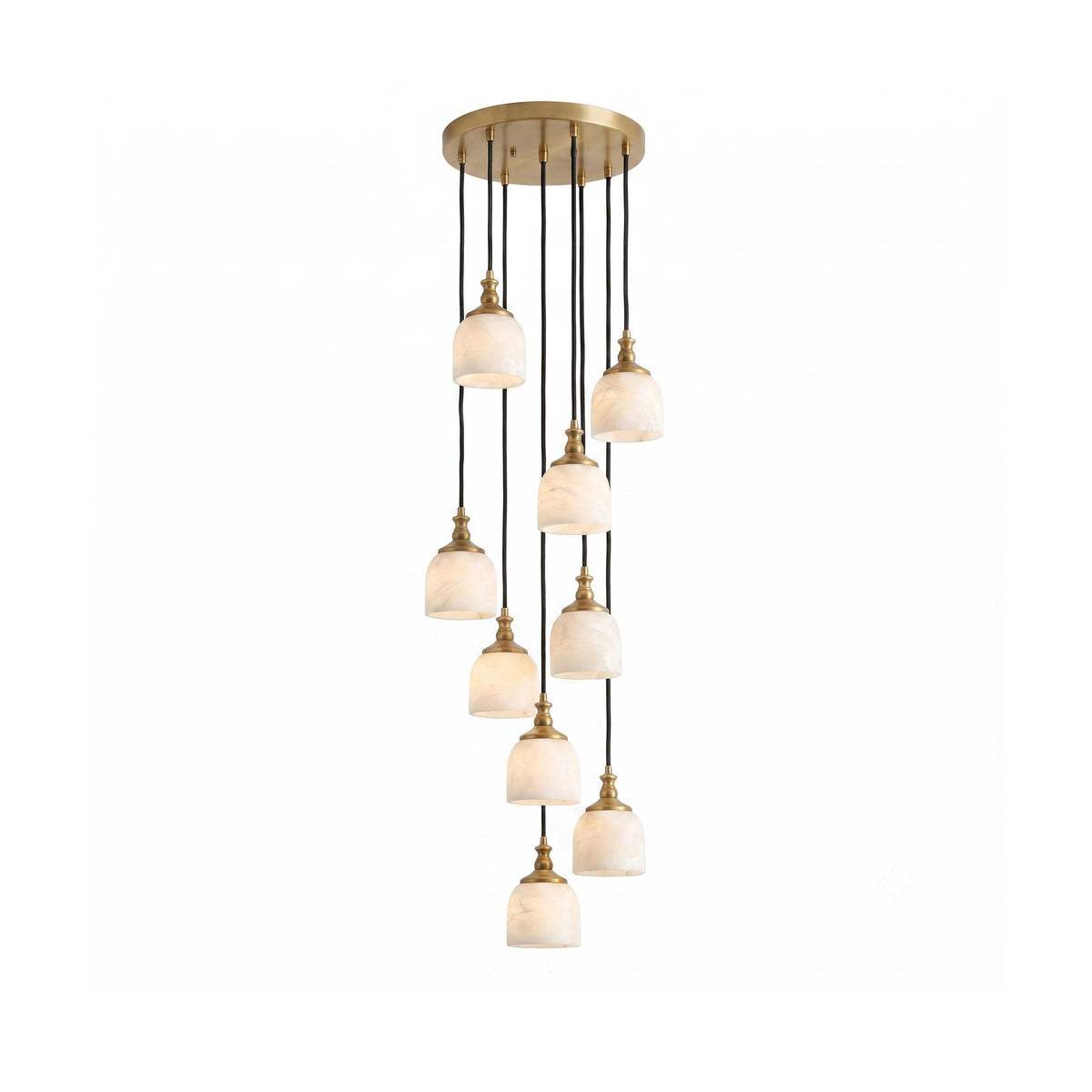 Stonewick candelabru din alabastru, în grup