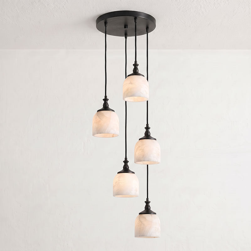 Stonewick candelabru din alabastru, în grup