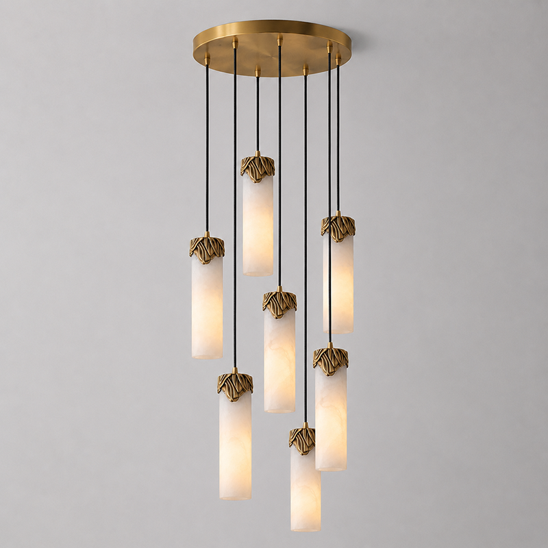 Eiralena Cascad candelabru din alabastru