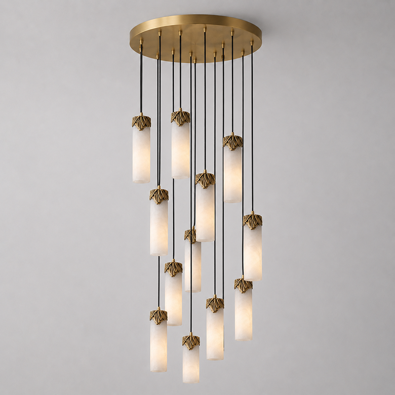 Eiralena Cascad candelabru din alabastru