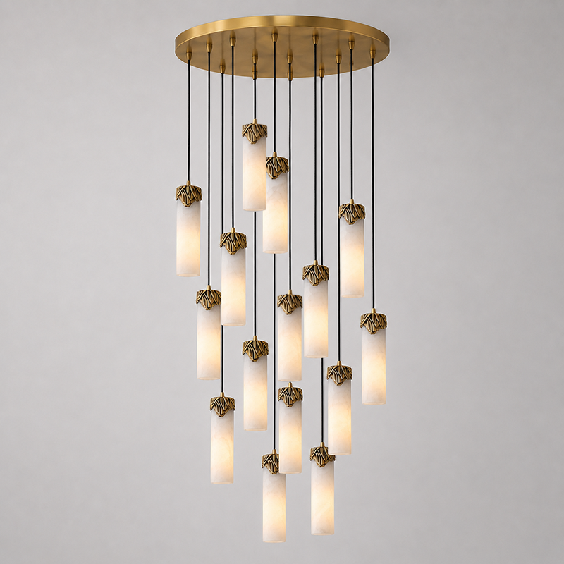 Eiralena Cascad candelabru din alabastru