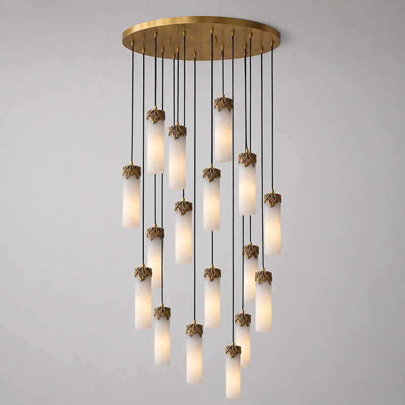 Eiralena Cascad candelabru din alabastru