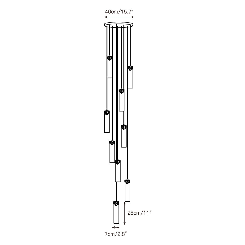 Eiralena Cascad candelabru din alabastru