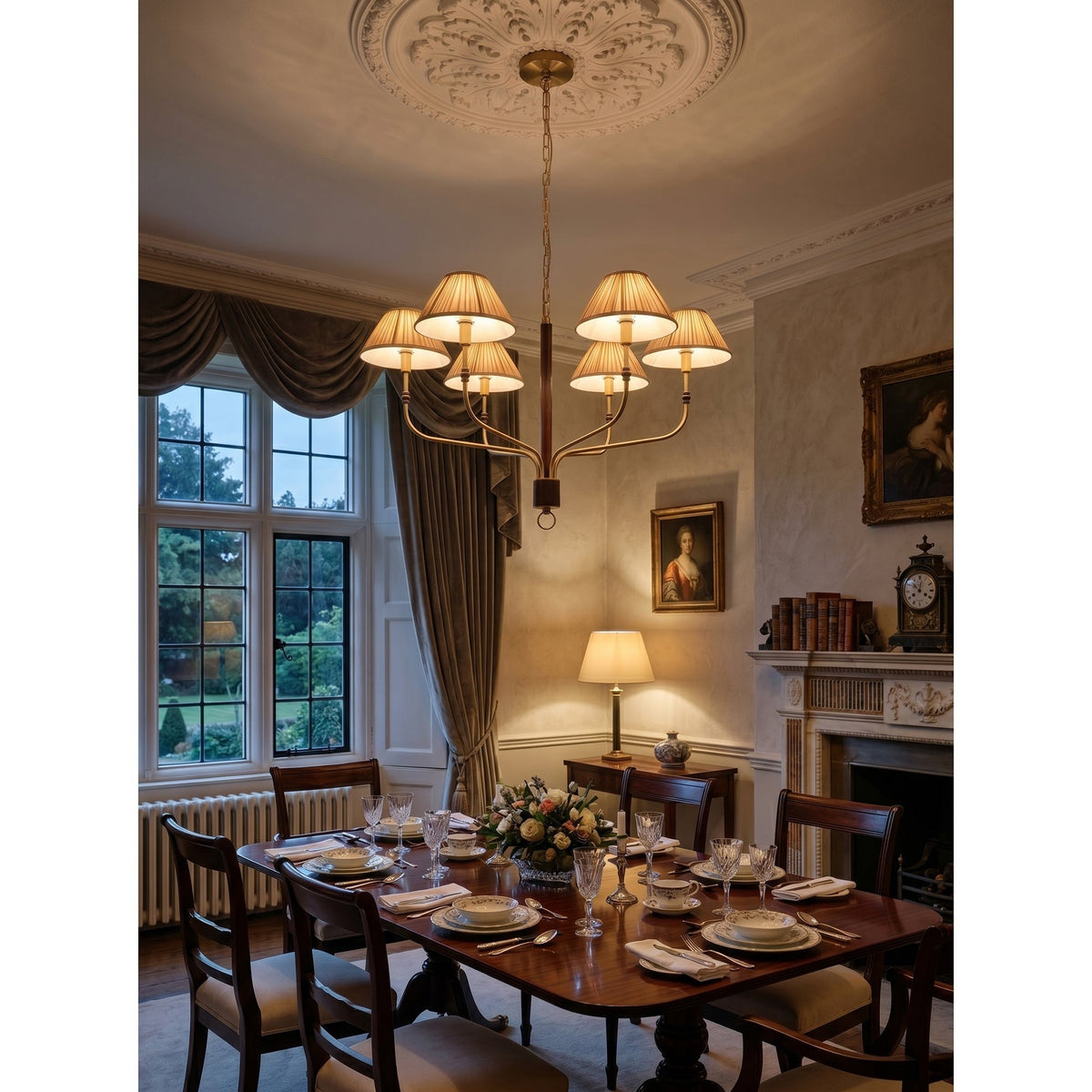 Fayron candelabru, plisat