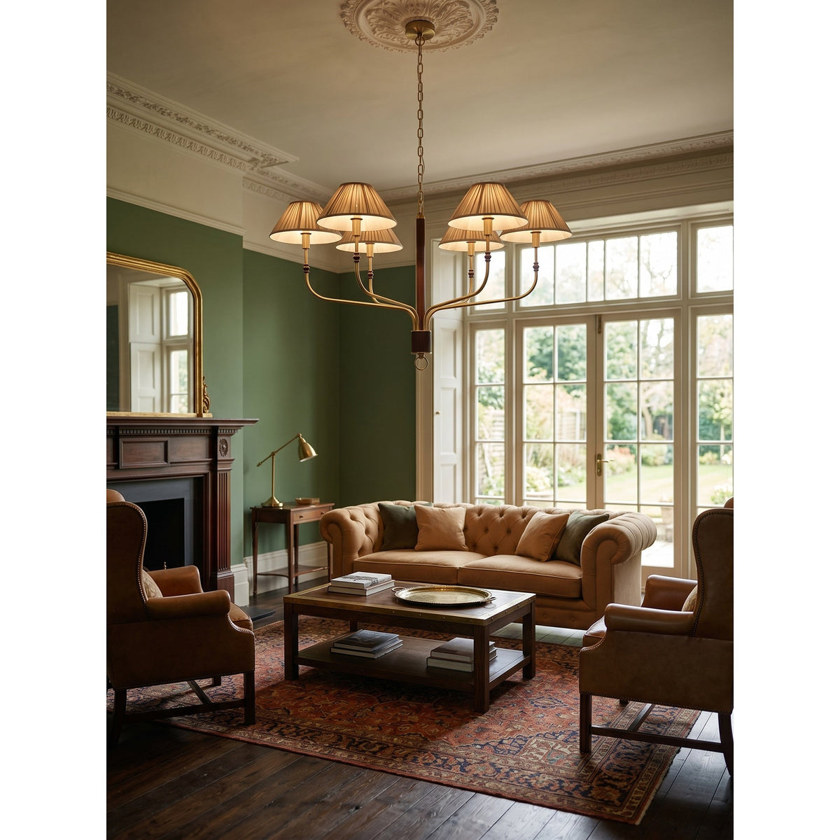 Fayron candelabru, plisat