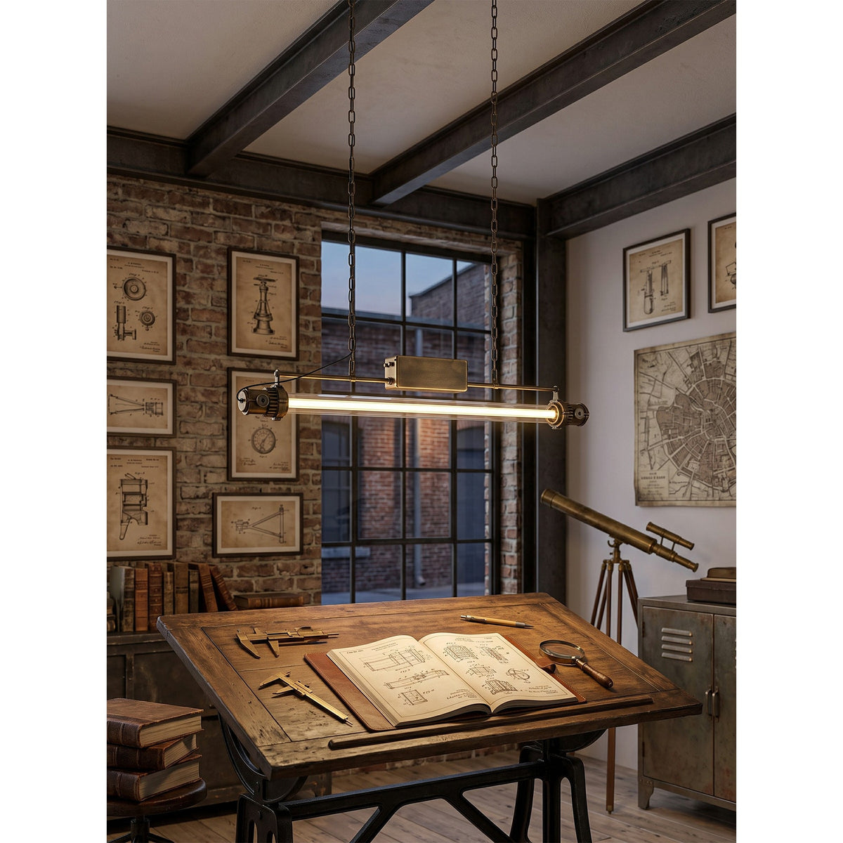 Pemberstone Lampă suspendată liniară
