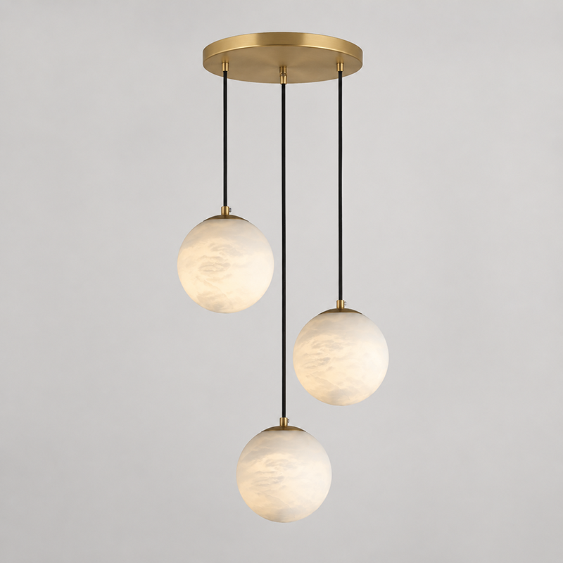 Savina candelabru din alabastru