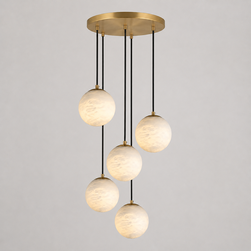 Savina candelabru din alabastru