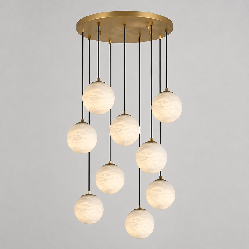 Savina candelabru din alabastru