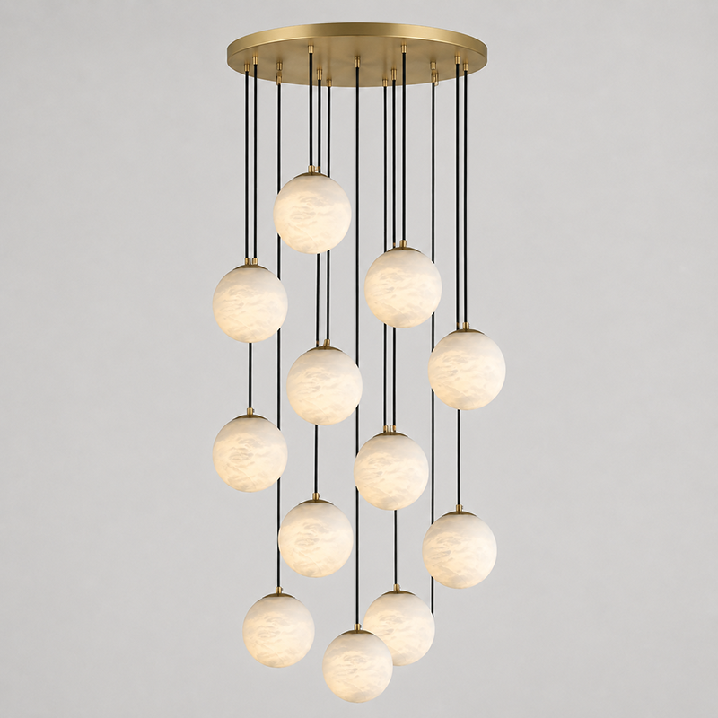 Savina candelabru din alabastru