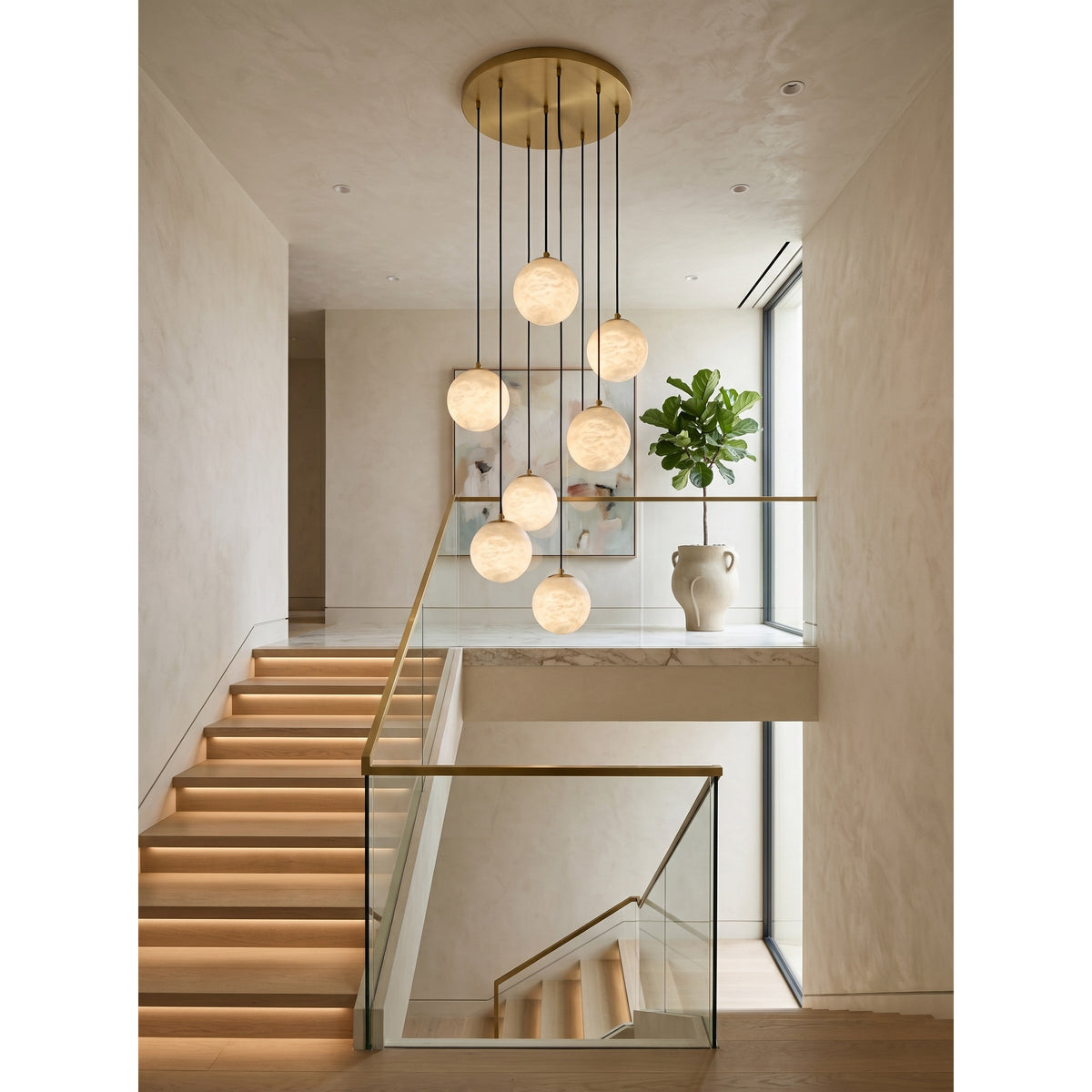 Savina candelabru din alabastru