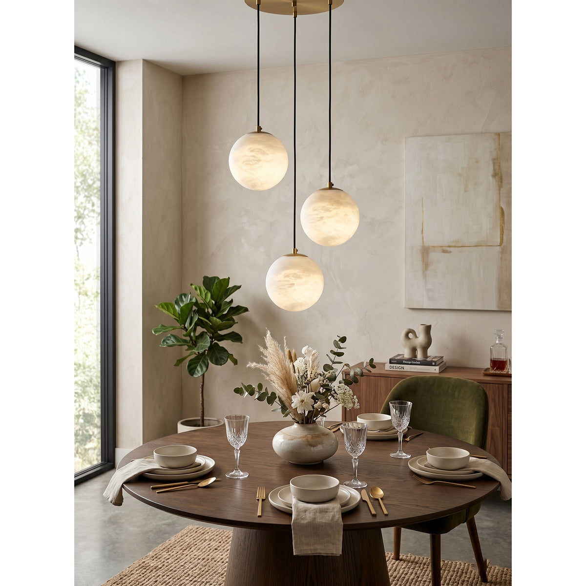 Savina candelabru din alabastru