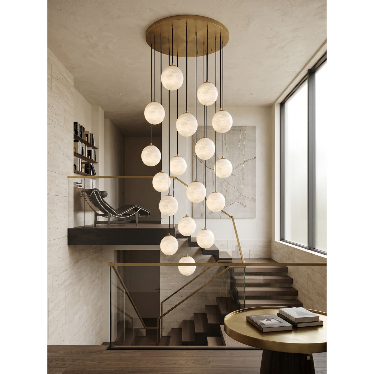 Savina candelabru din alabastru