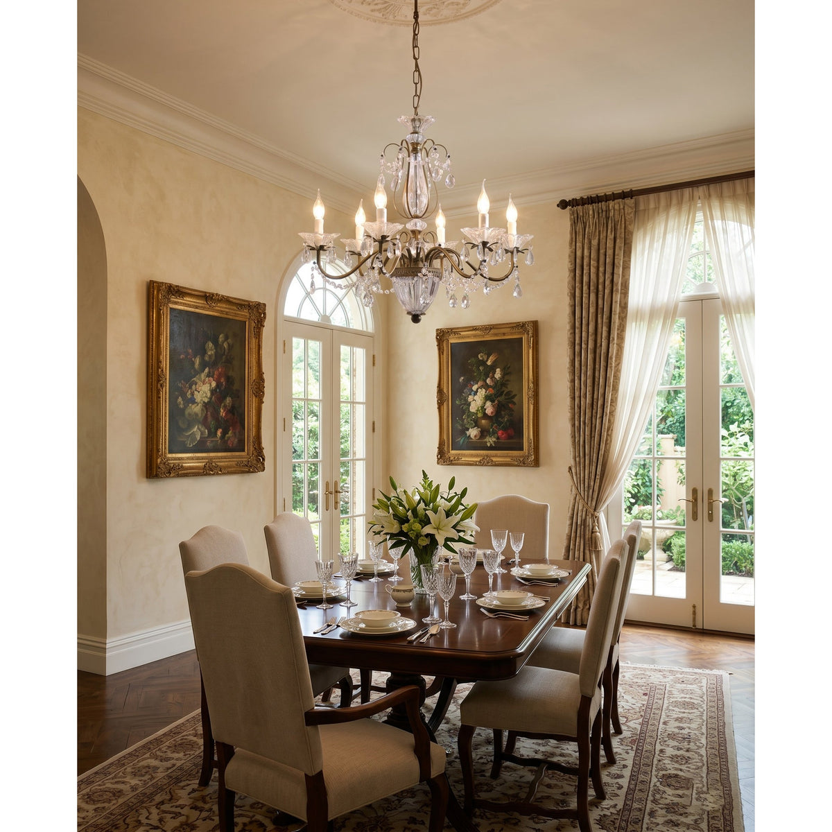 Venatici candelabru din cristal