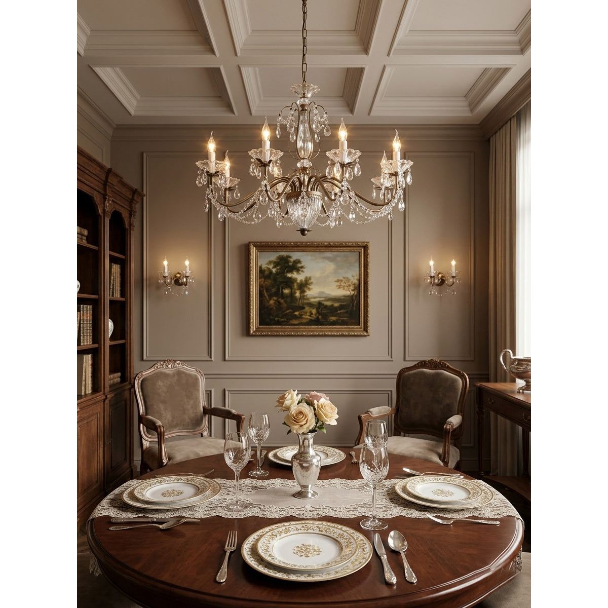 Venatici candelabru din cristal