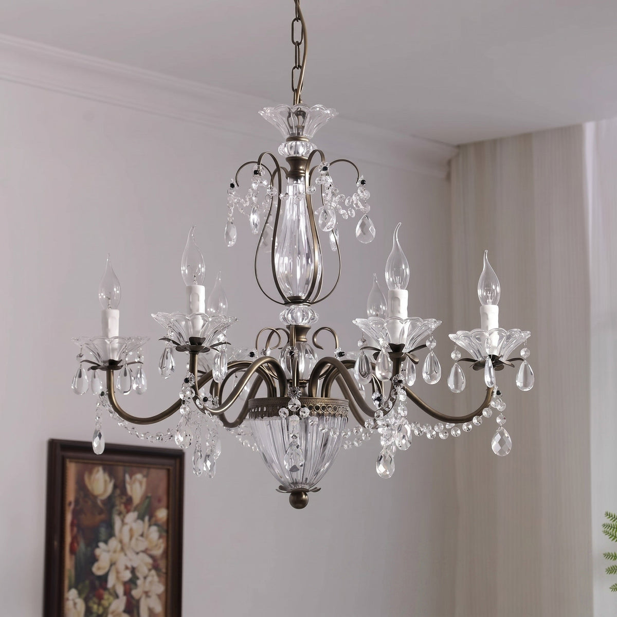 Venatici candelabru din cristal