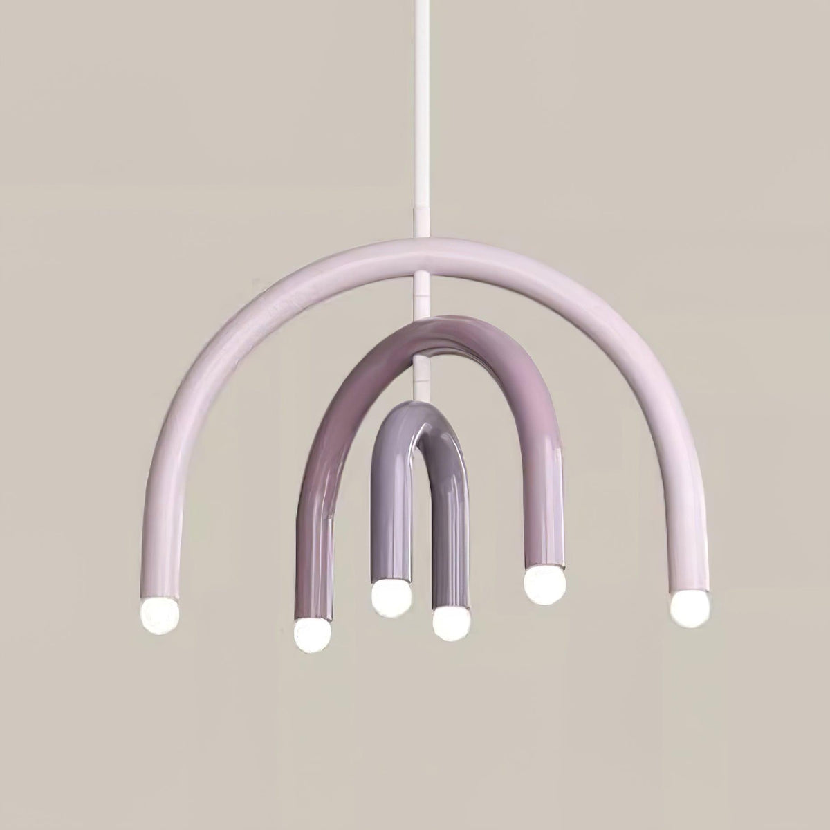 Lampă suspendată Rainbow modern Arc din metal pentru living și sufragerie