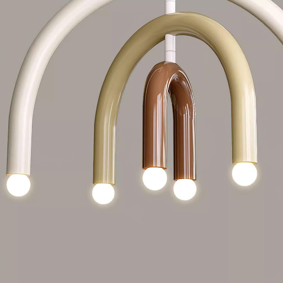 Lampă suspendată Rainbow modern Arc din metal pentru living și sufragerie