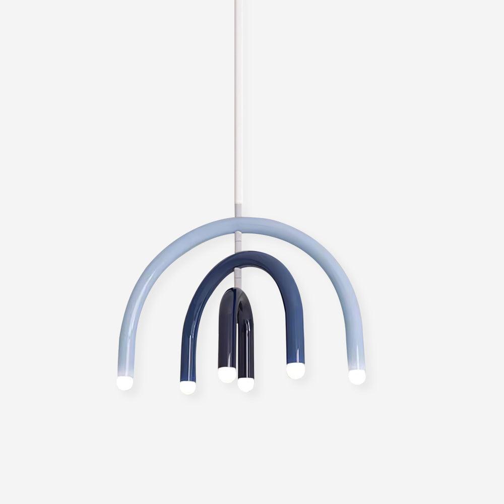 Lampă suspendată Rainbow modern Arc din metal pentru living și sufragerie
