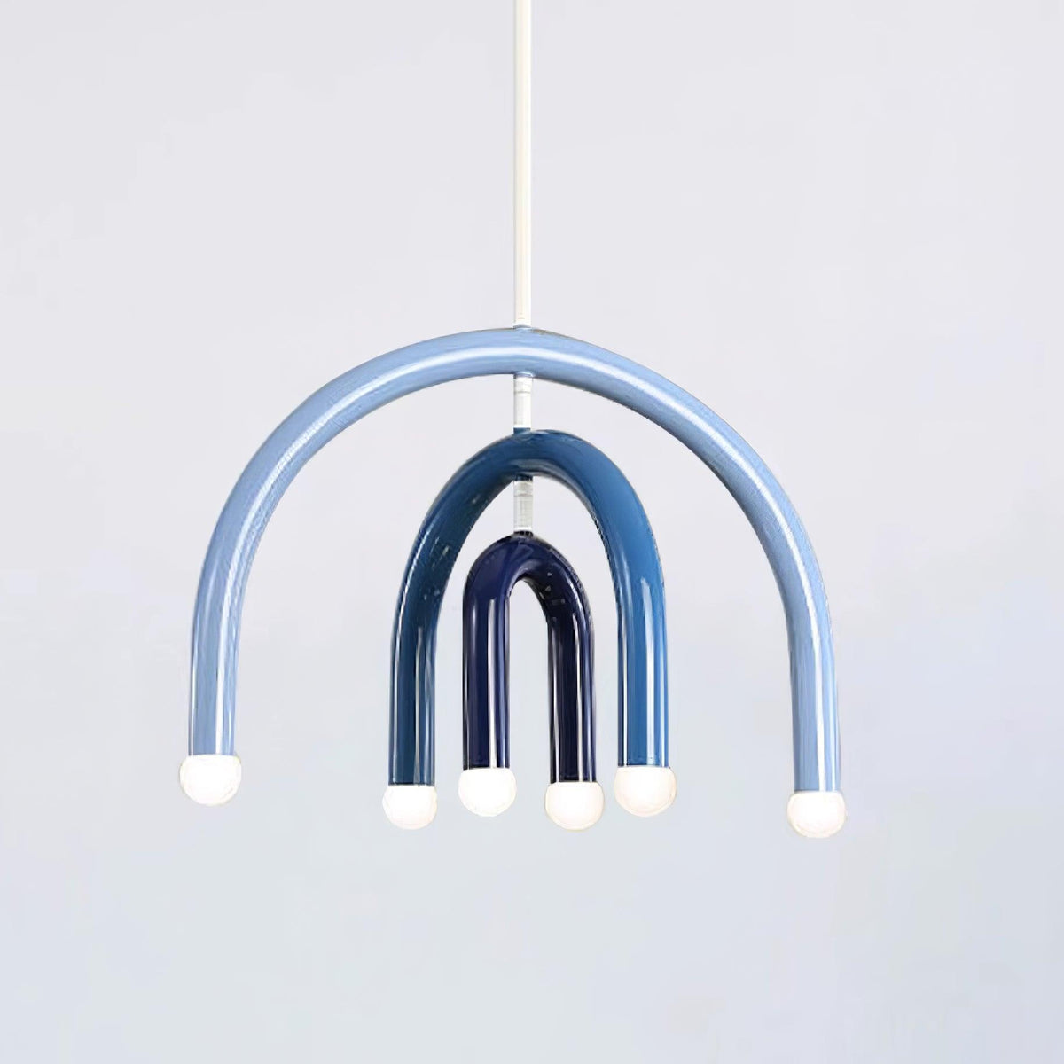 Lampă suspendată Rainbow modern Arc din metal pentru living și sufragerie