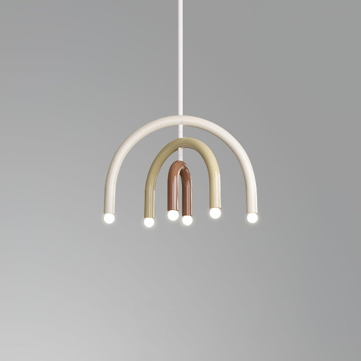 Lampă suspendată Rainbow modern Arc din metal pentru living și sufragerie