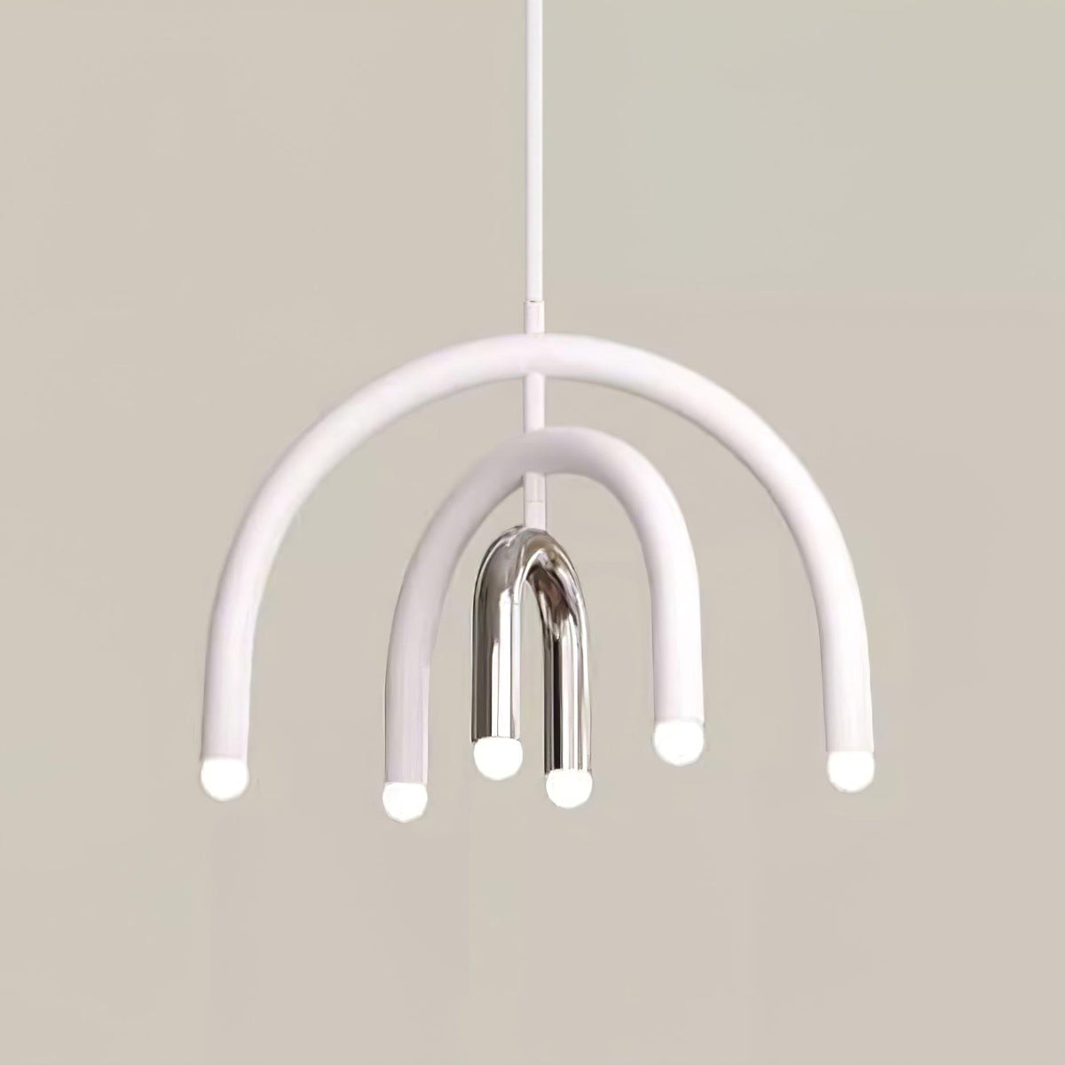 Lampă suspendată Rainbow modern Arc din metal pentru living și sufragerie