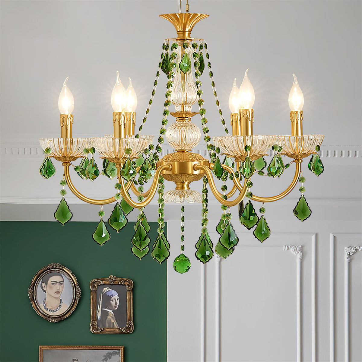 Emeralda candelabru