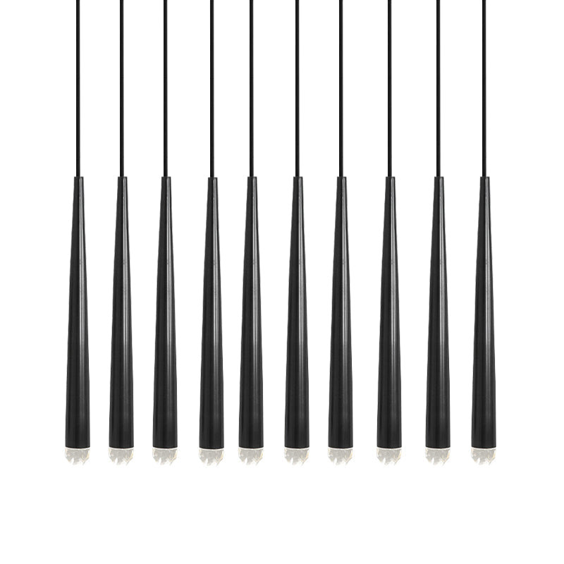 Candelabru cu abajure din cristal și corp din alamă lucioasă minimalist