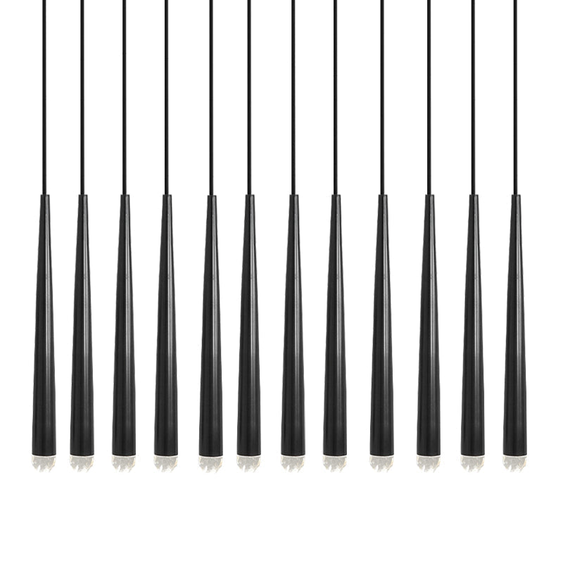 Candelabru cu abajure din cristal și corp din alamă lucioasă minimalist