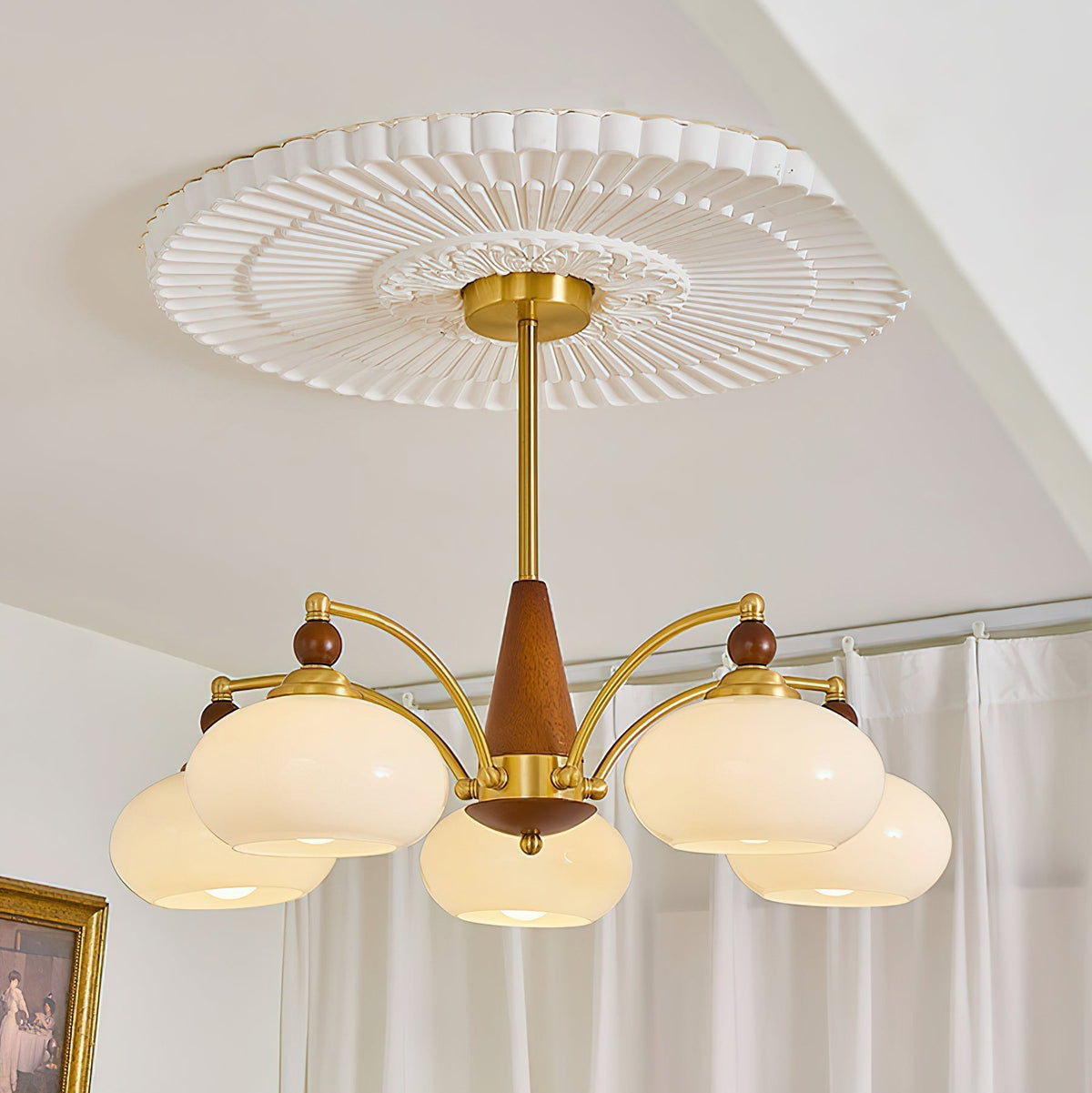 Charlotte candelabru, retro, în grup