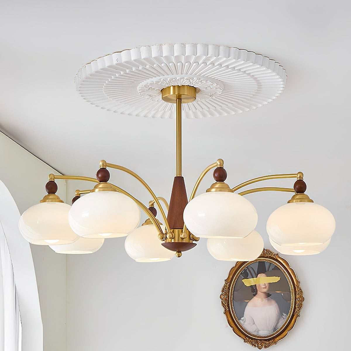 Charlotte candelabru, retro, în grup