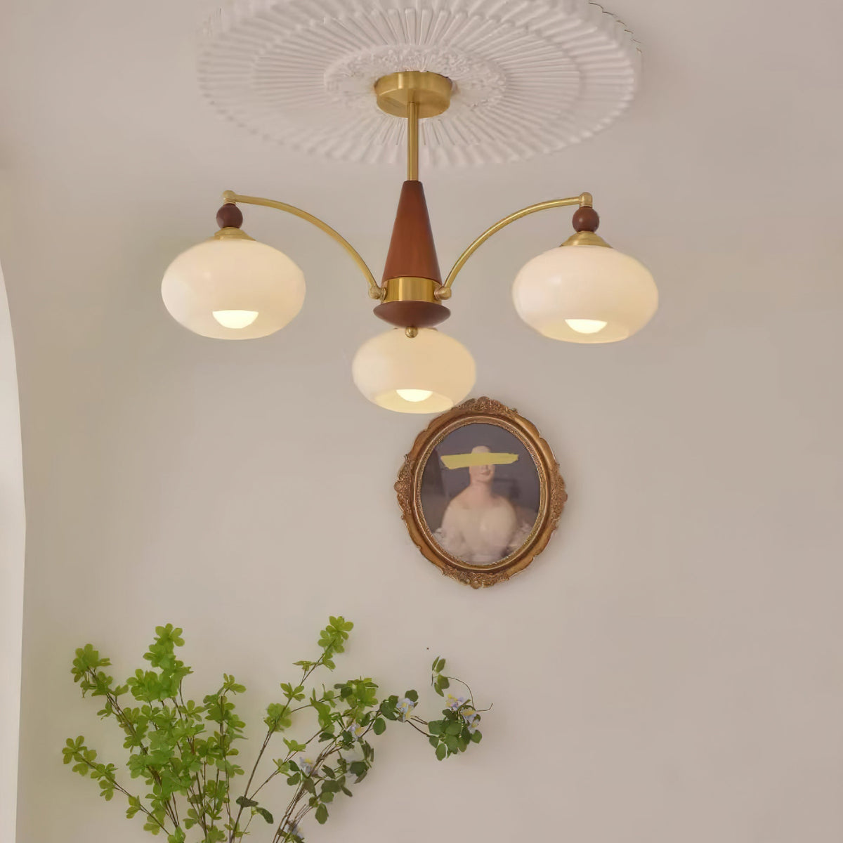Charlotte candelabru, retro, în grup