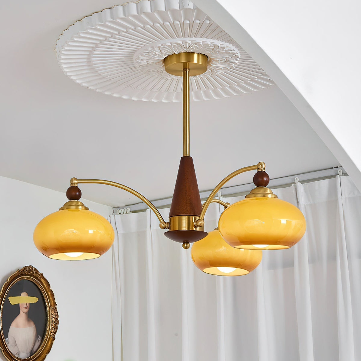 Charlotte candelabru, retro, în grup