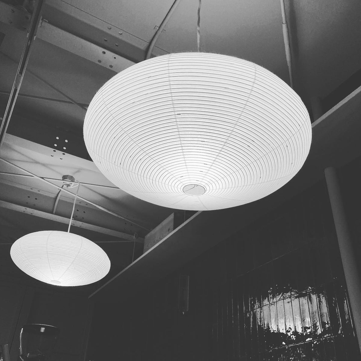 Sente lampă suspendată Washi hârtie