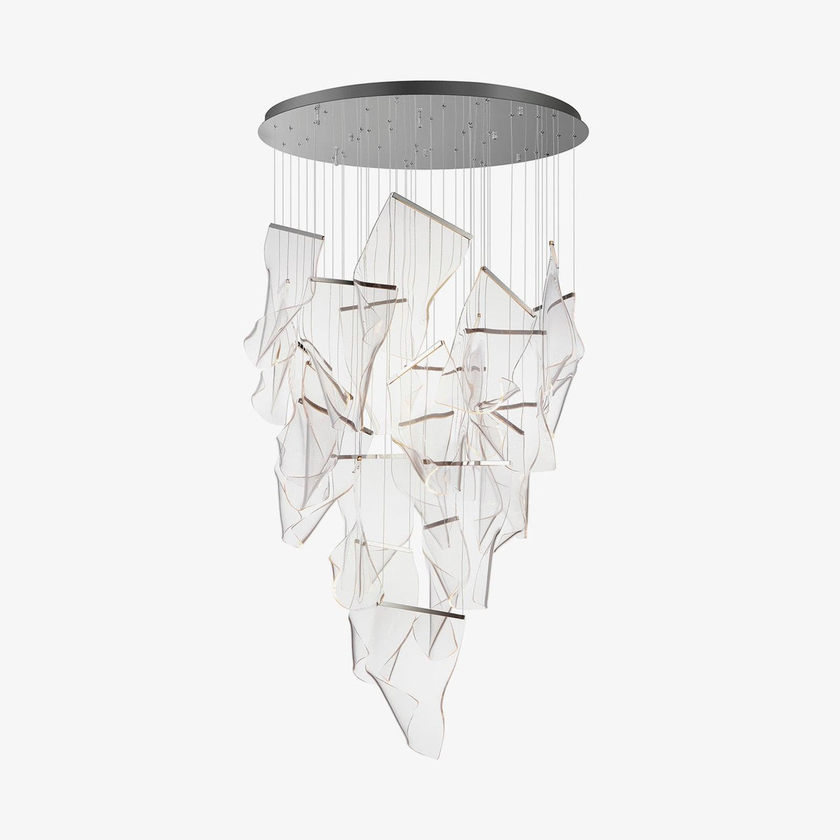Lucuian candelabru Acrilic LED Abstract Flotant