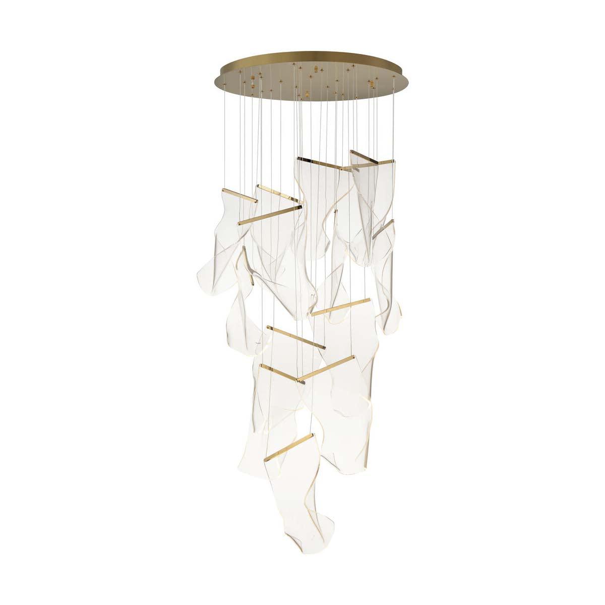 Lucuian candelabru Acrilic LED Abstract Flotant