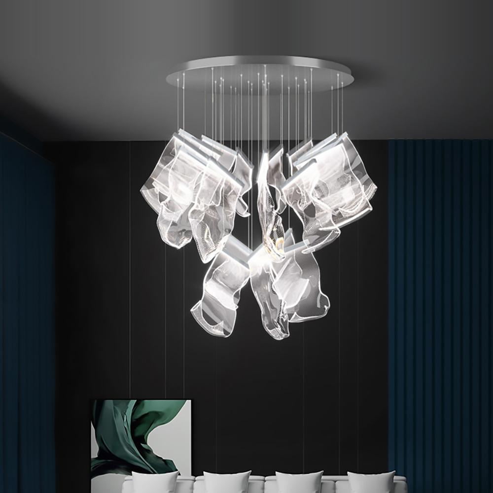 Lucuian candelabru Acrilic LED Abstract Flotant