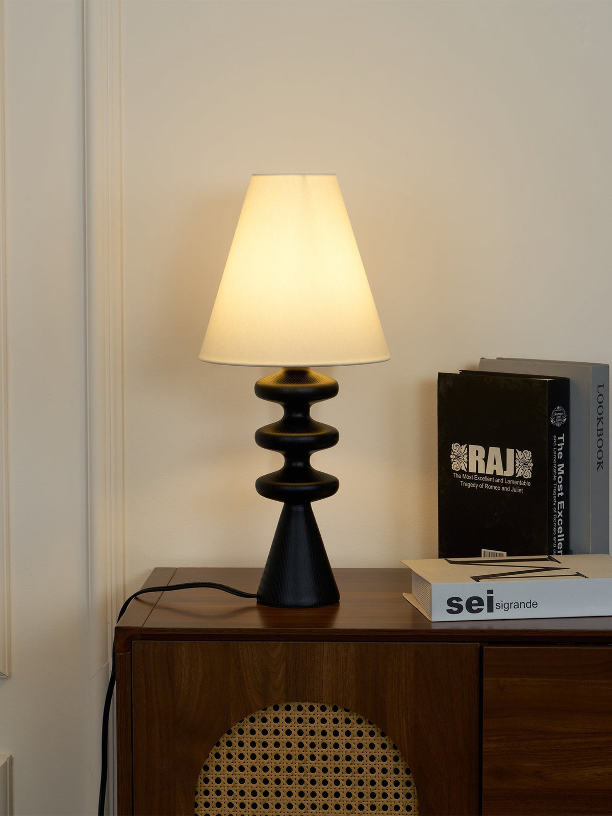 Zelms lampă de masă modernă din lemn