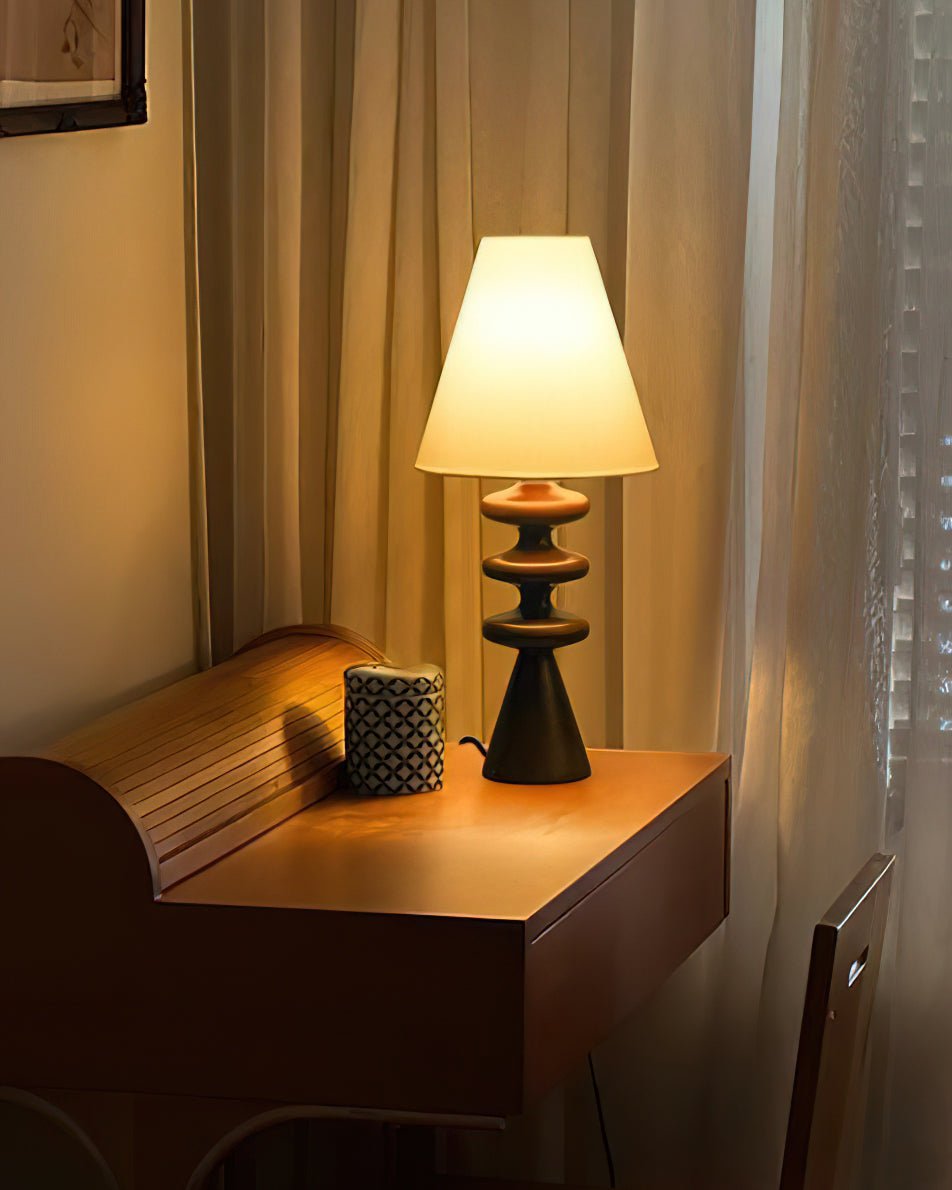 Zelms lampă de masă modernă din lemn