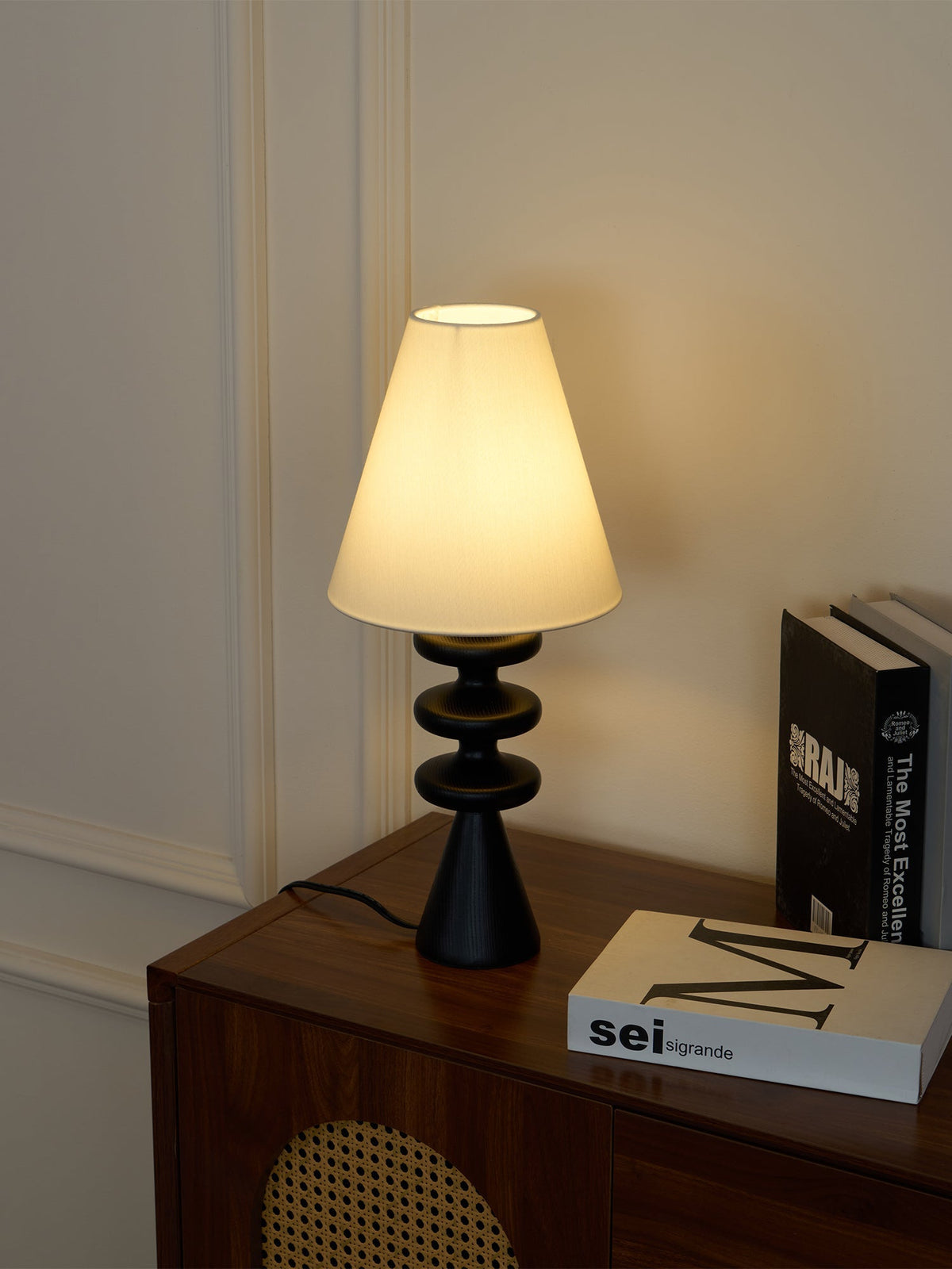 Zelms lampă de masă modernă din lemn