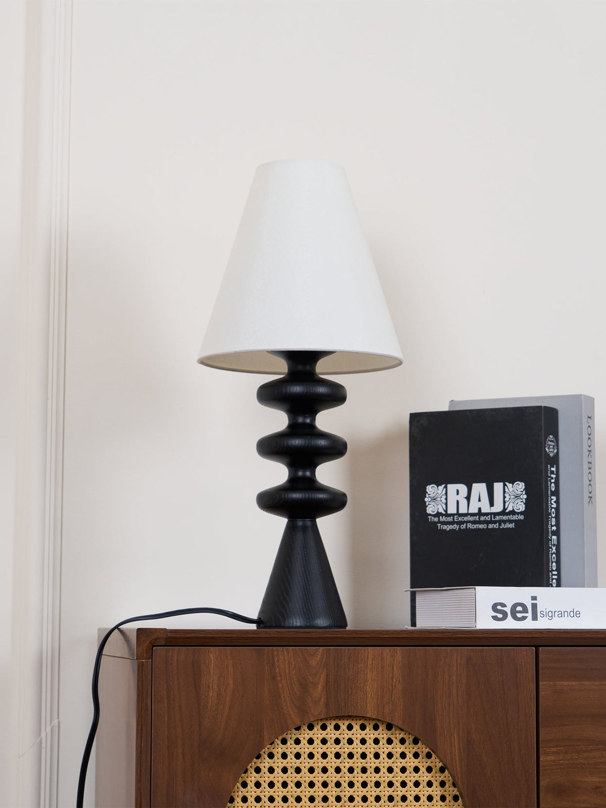 Zelms lampă de masă modernă din lemn