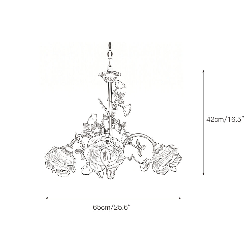Viraoira candelabru, floral