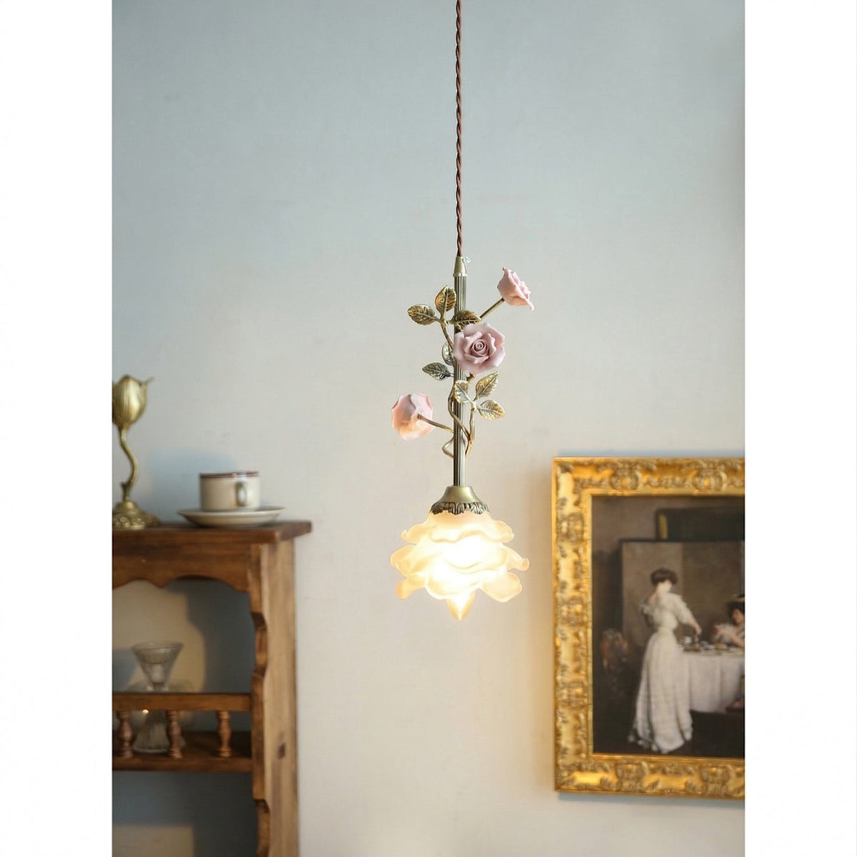 Avenoielle lampă suspendată, florală