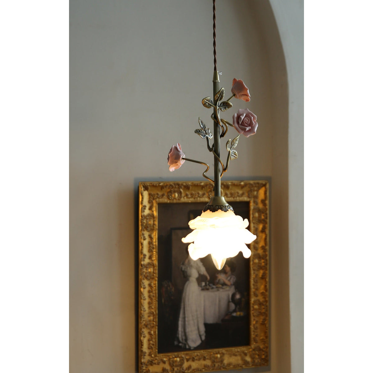 Avenoielle lampă suspendată, florală