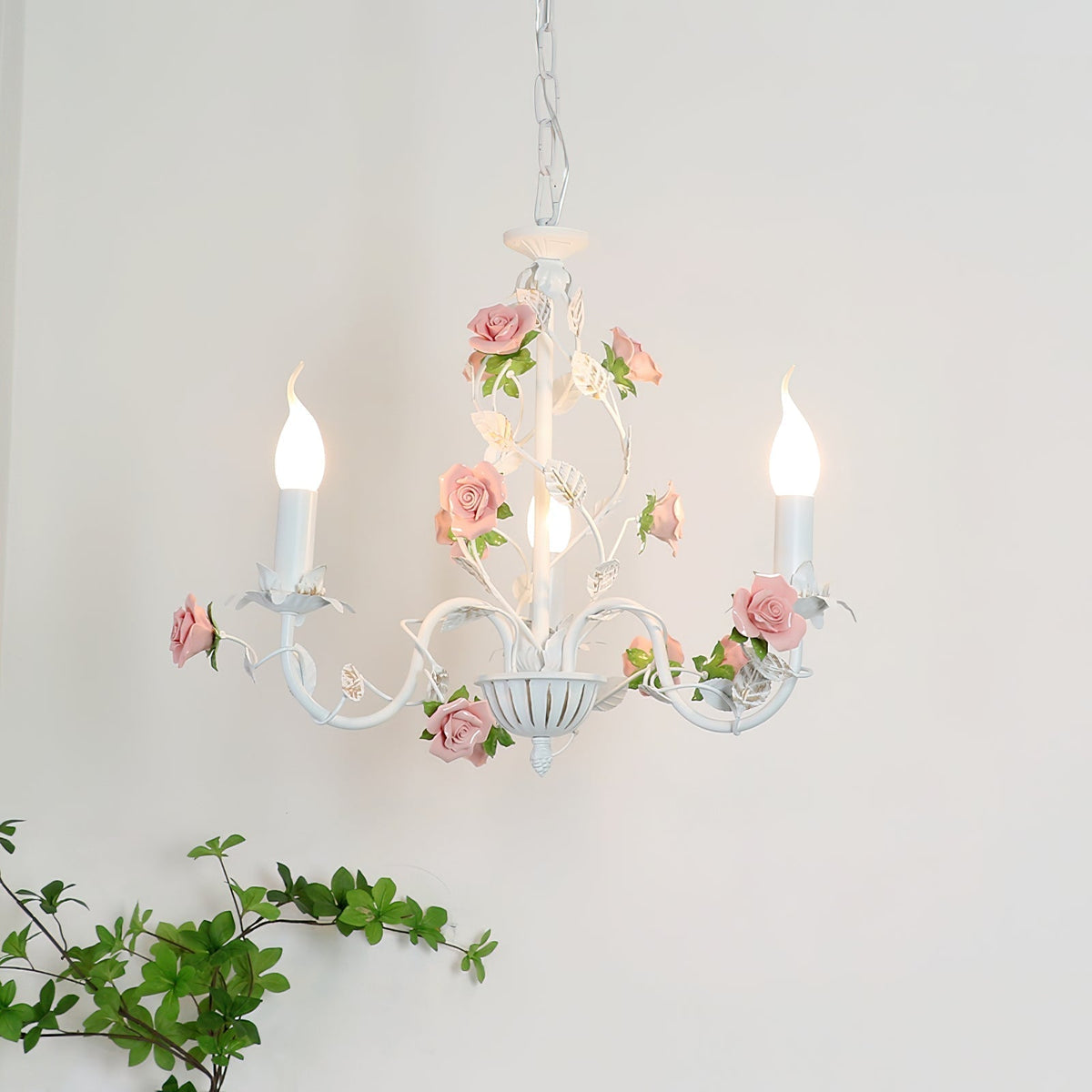 Lysa candelabru alb, vintage