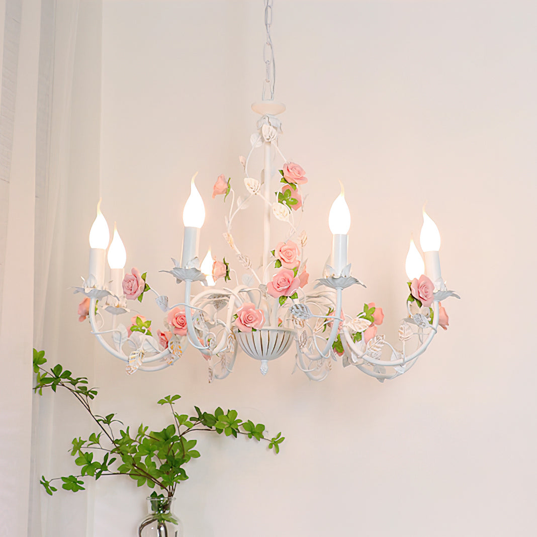 Lysa candelabru alb, vintage