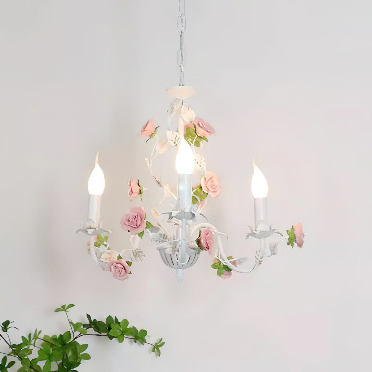 Lysa candelabru alb, vintage